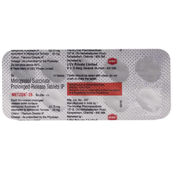 Metzok 25 Tablet PR