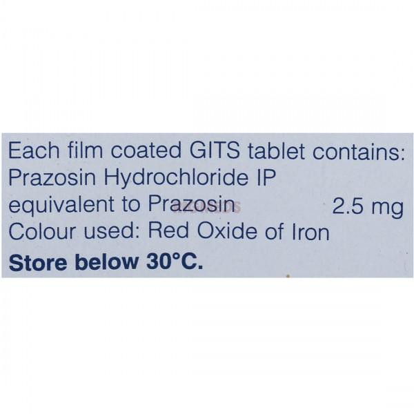 Minipress XL 2.5Mg Tablet