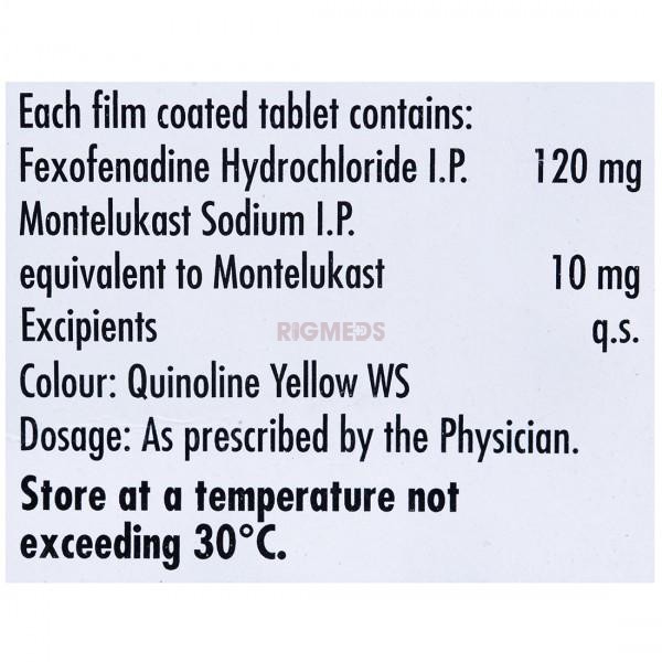 Monti-FX 10Mg/120Mg Tablet