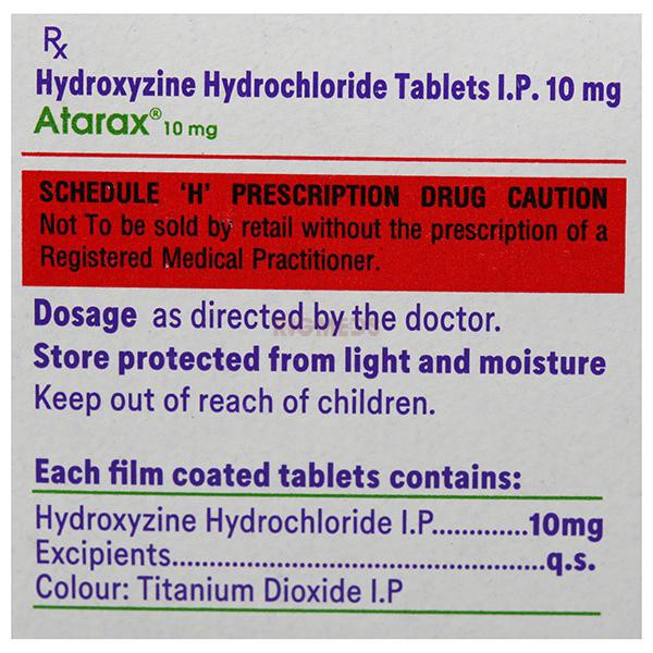 Atarax 10Mg Tablet