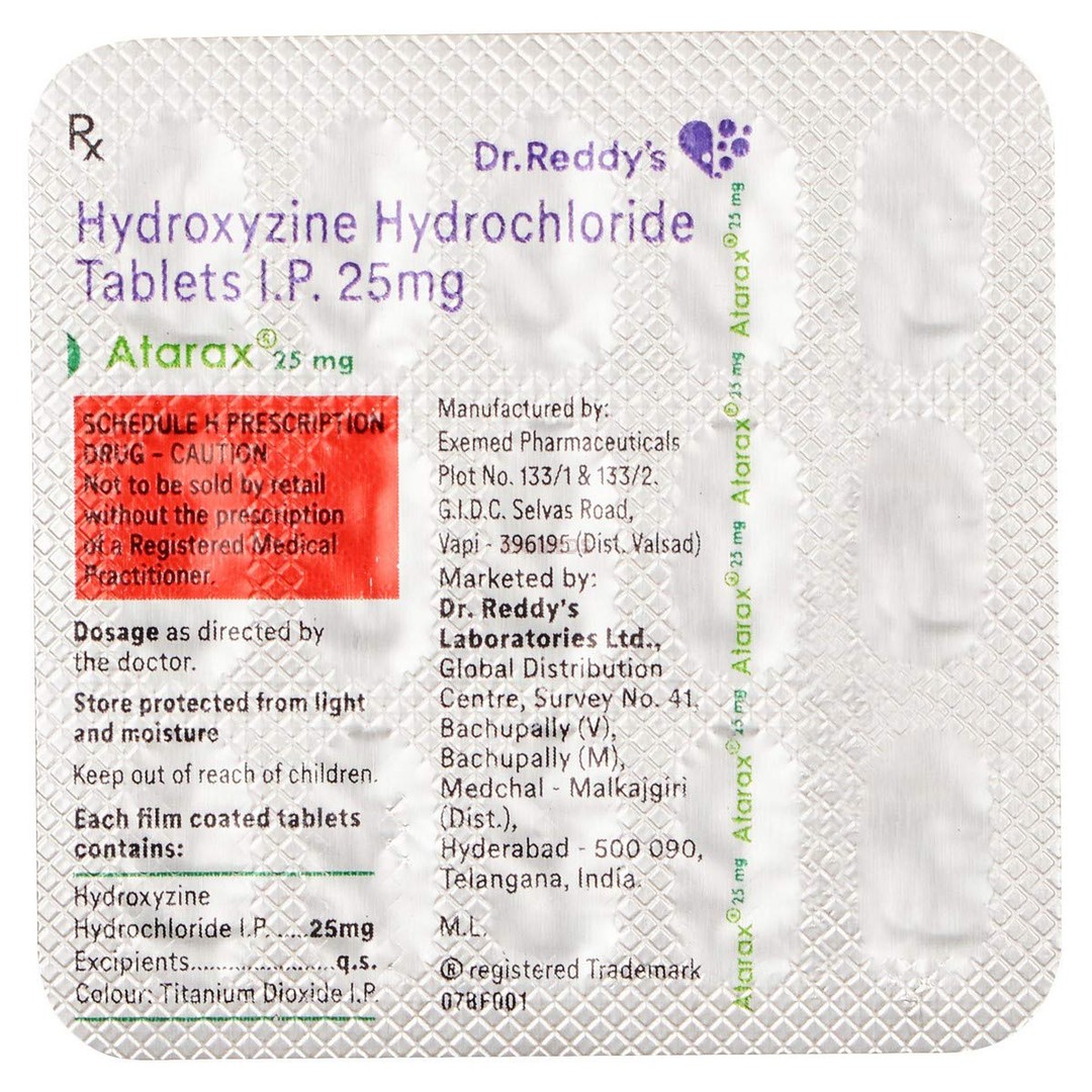 Atarax 25mg Tablet