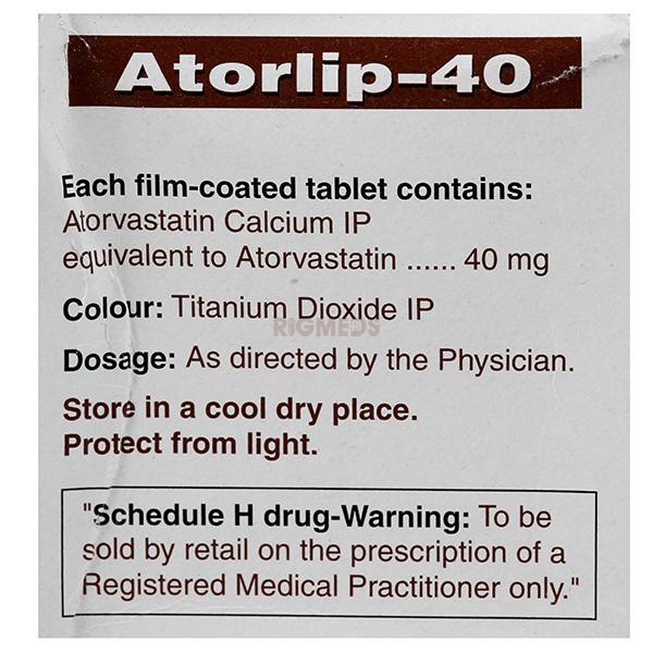 Atorlip 40 Tablet