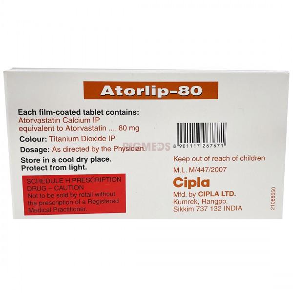 Atorlip 80 Tablet