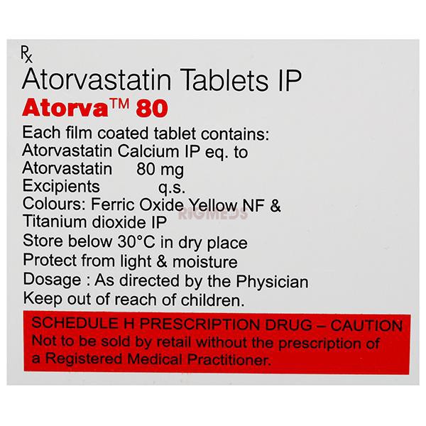 Atorva 80 Tablet