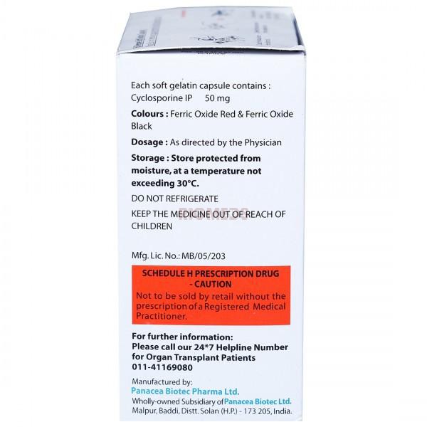 Panimun Bioral 50Mg Capsule