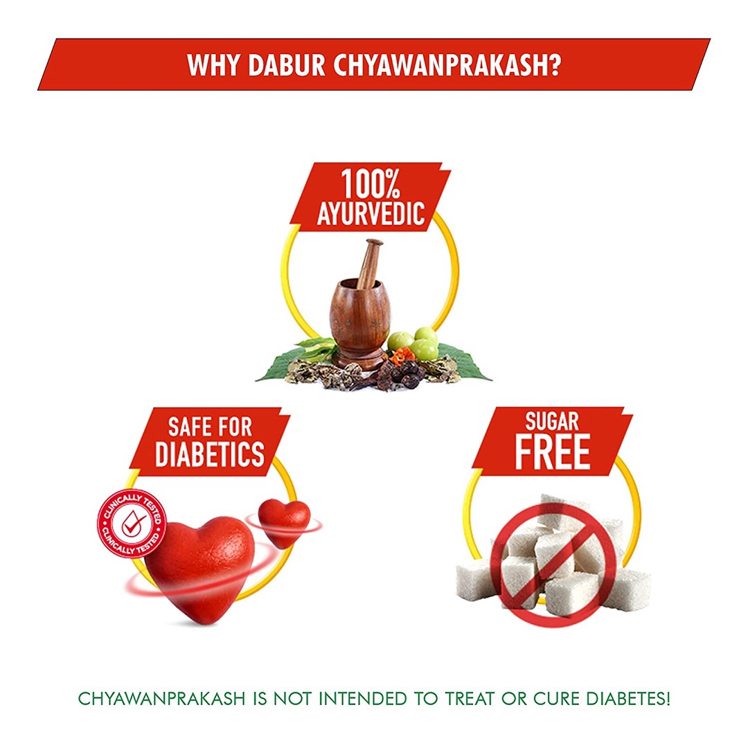 Dabur Chyawanprakash Sugarfree (500Gm)