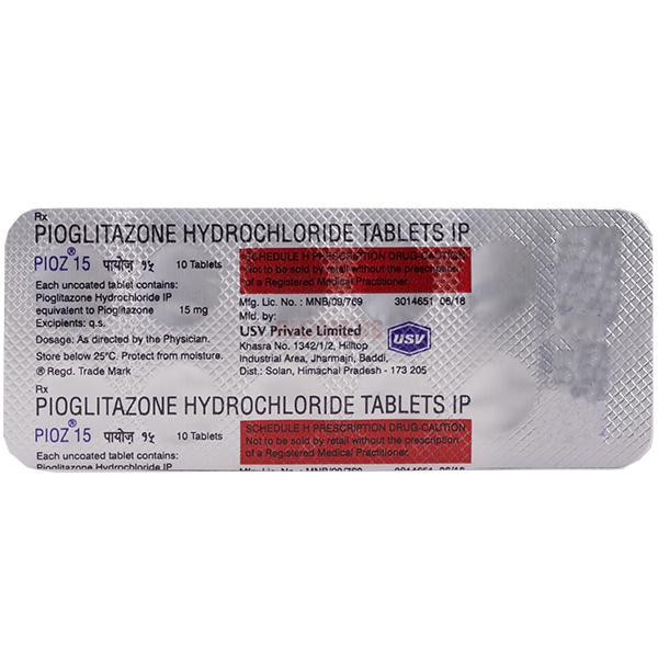 Pioz 15 Tablet