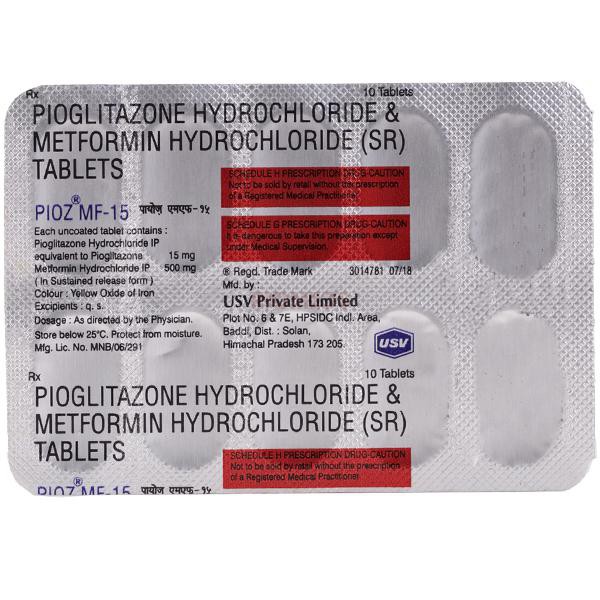Pioz MF 15 Tablet SR