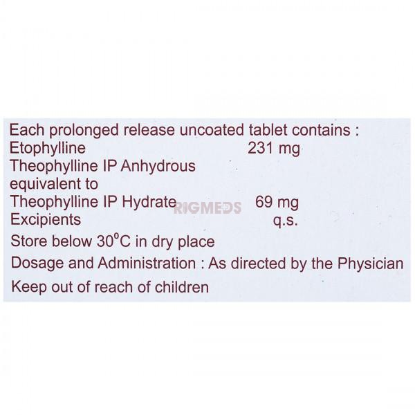 Deriphyllin OD 300 Tablet PR