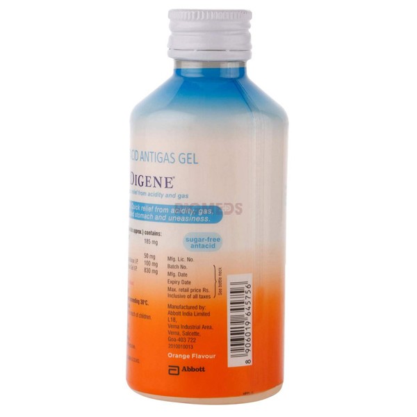 Digene Acidity & Gas Relief Gel Orange