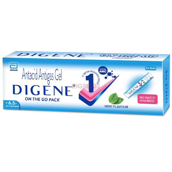 Digene Gel On The Go Stick Pack Mint (10ml Pack)