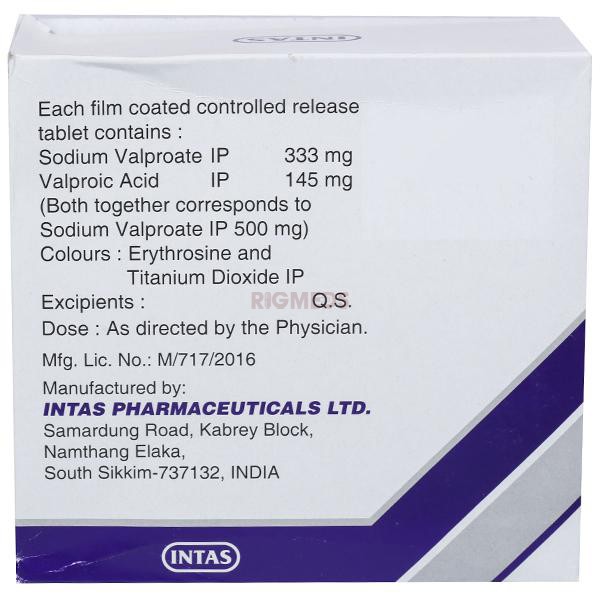 Valprol CR 500 Tablet