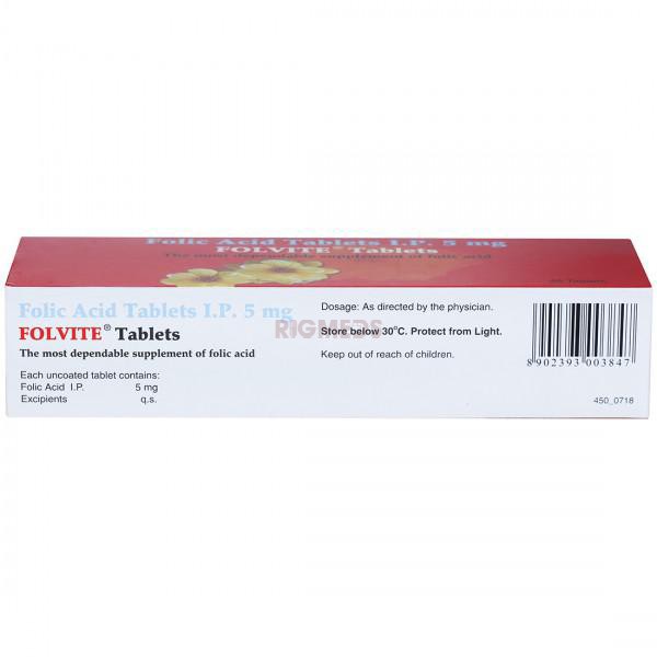 Folvite 5mg Tablet