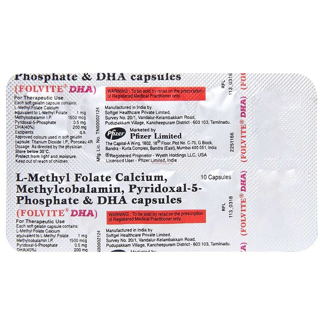 Folvite DHA Soft Gelatin Capsule