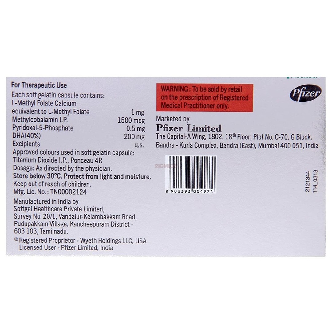 Folvite DHA Soft Gelatin Capsule