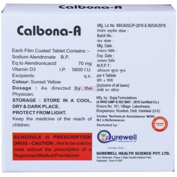 Calbona A Tablet (4 Tab)