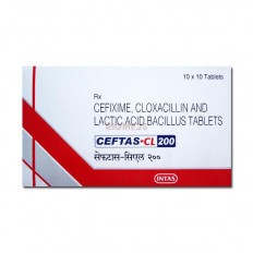 Ceftas CL 200Mg Tablet