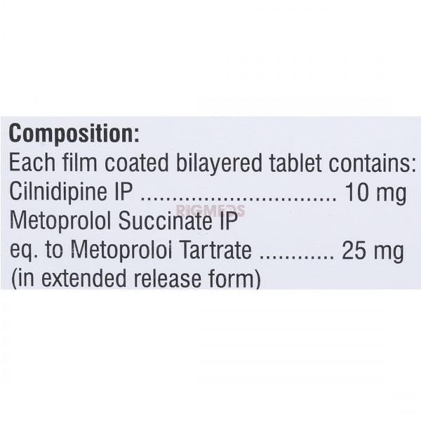 Cilacar M 10/25 Tablet