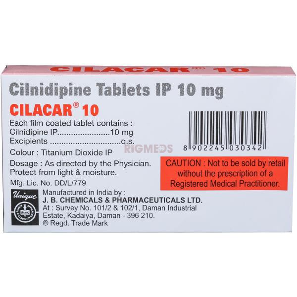 Cilacar 10 Tablet