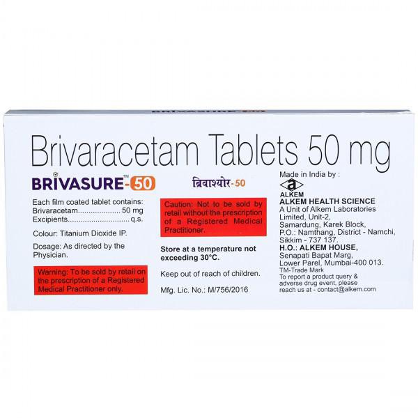 Brivasure 50Mg Tablet