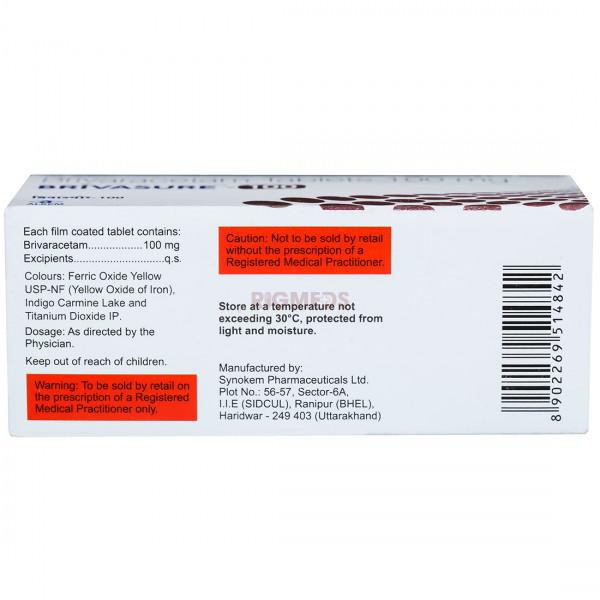 Brivasure 100Mg Tablet