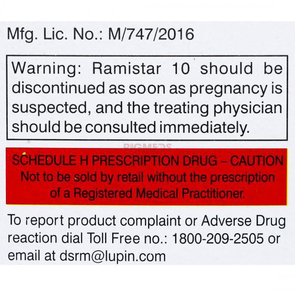 Ramistar 10 Tablet