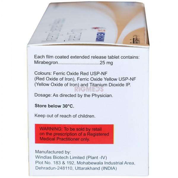 Mirakem 25Mg Tablet