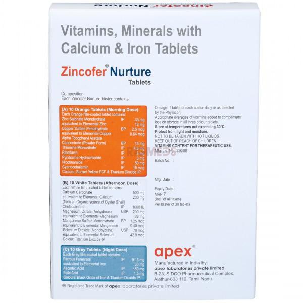 Zincofer Nurture Tablet