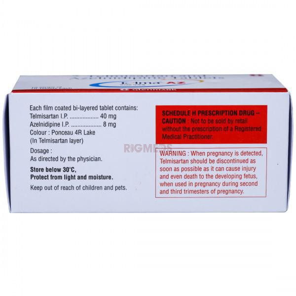 Telma AZ 40mg/8mg Tablet
