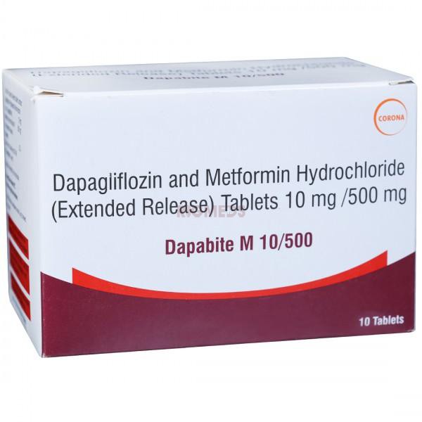 Dapabite M 10Mg/500Mg Tablet ER