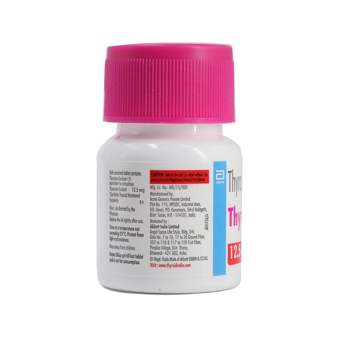 Thyronorm 12.5Mcg Tablet