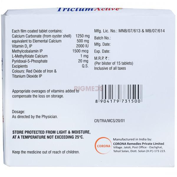 Tricium Active Tablet