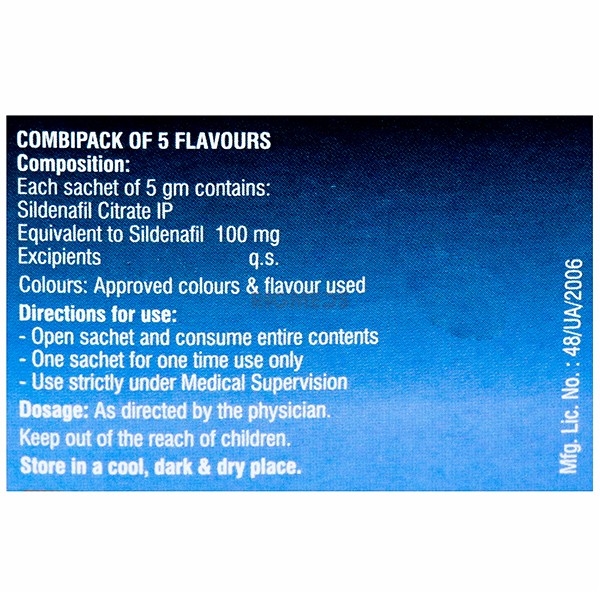 Vigore Oral Jelly (5gm Each) 5 Assorted Flavours
