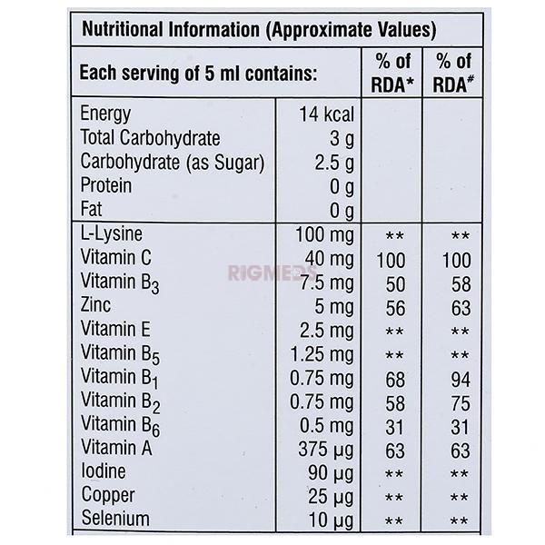 Zincovit CL Syrup