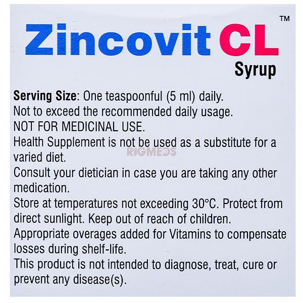 Zincovit CL Syrup