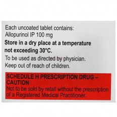 Zyloric 100Mg Tablet