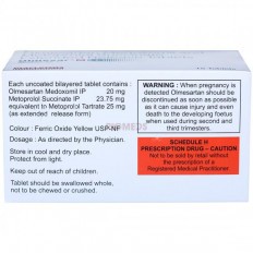 Olmesar M 25 Tablet ER