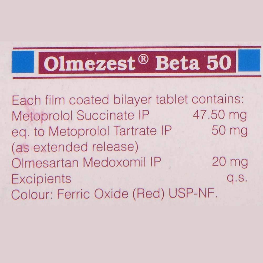 Olmezest Beta 50 Tablet ER