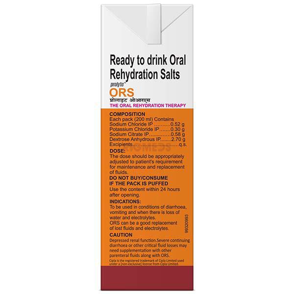 Prolyte ORS Ready To Drink Orange (200ml)