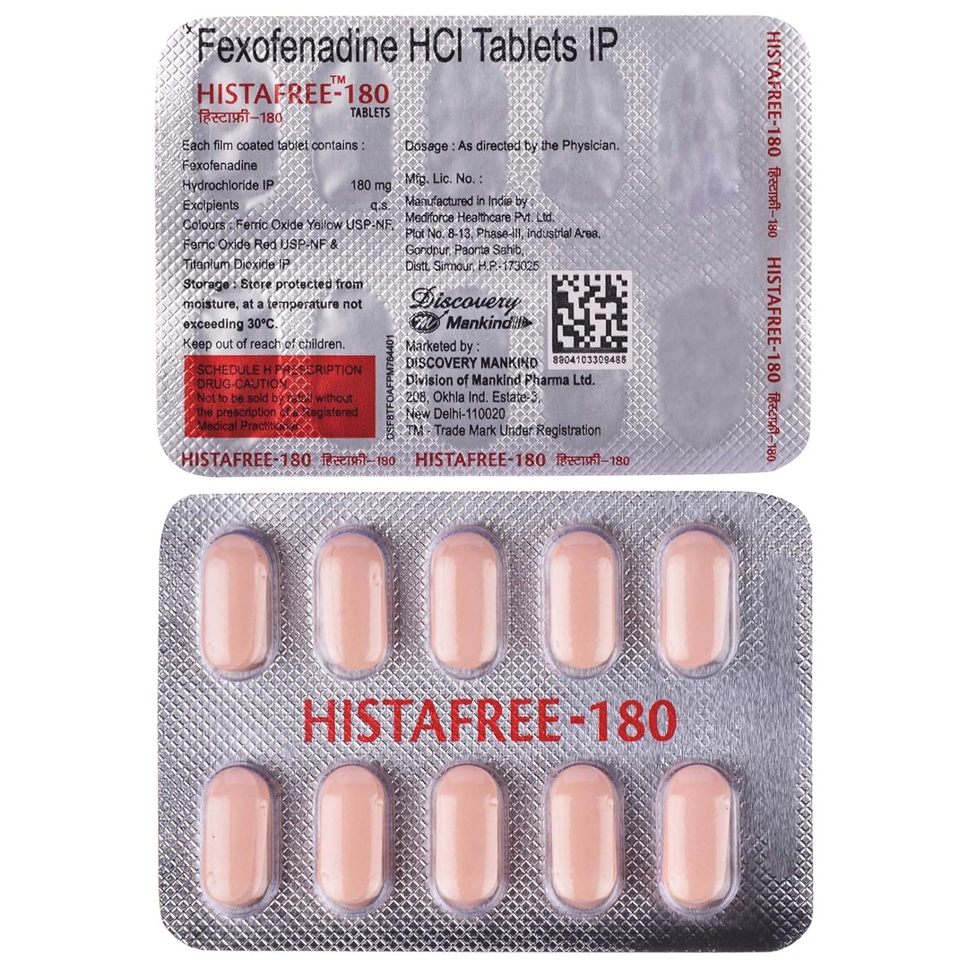 Histafree 180 Tablet