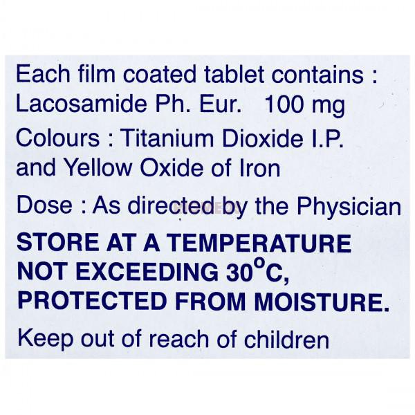 Lacosam 100 Tablet