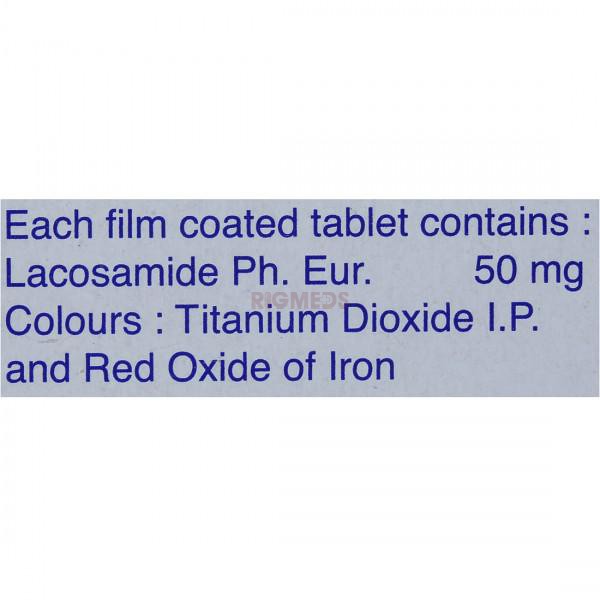 Lacosam 50 Tablet