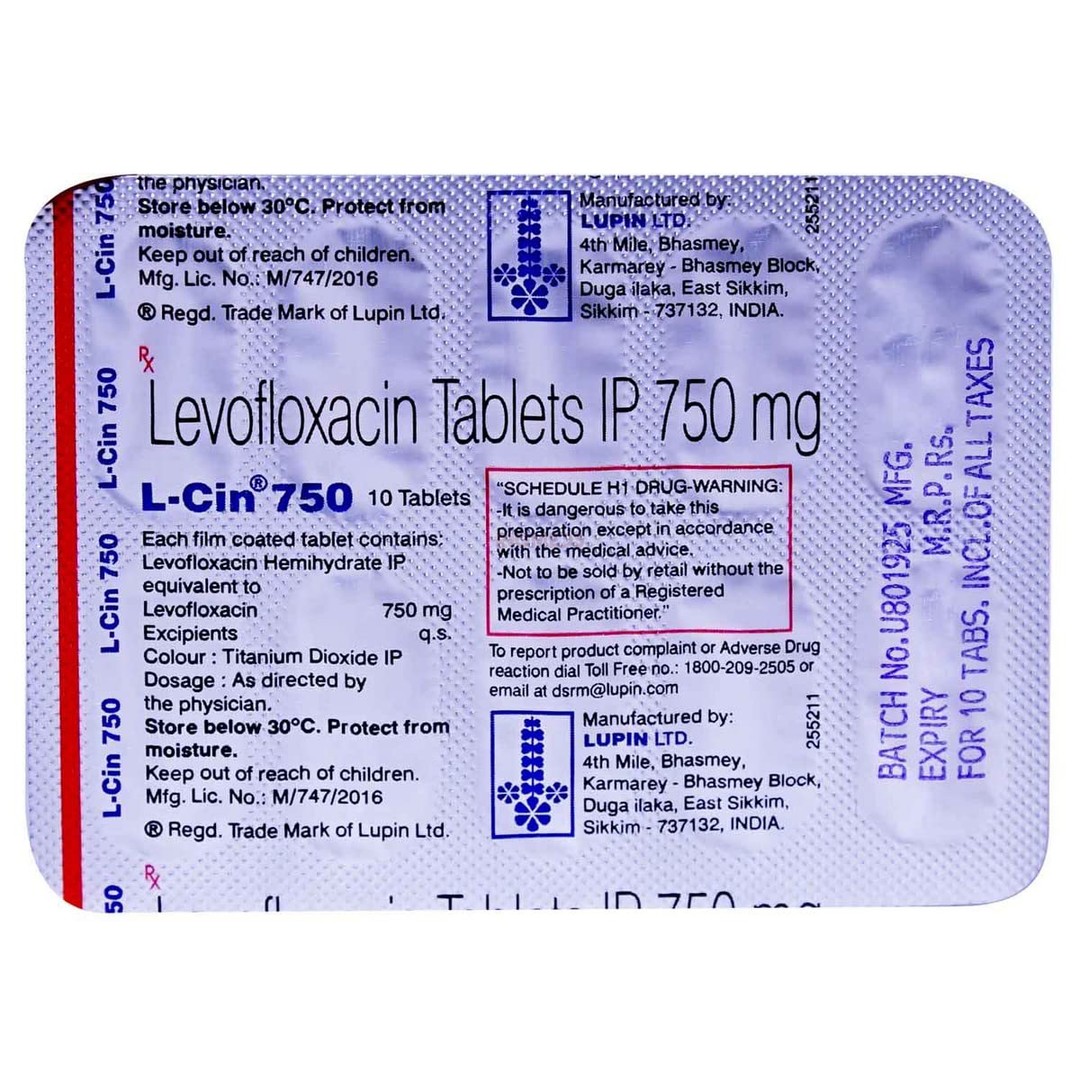 L Cin 750 Tablet