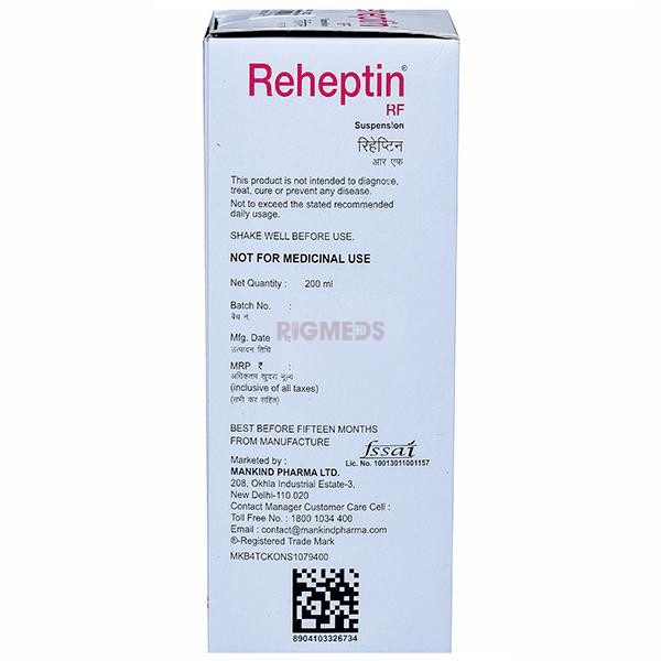 Reheptin RF Oral Suspension Mango