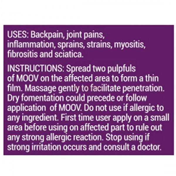 Moov Pain Relief Cream for Back Pain, Joint Pain, Knee Pain, Muscle Pain (15 Gm)