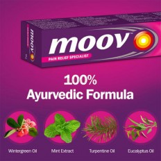 Moov Pain Relief Cream for Back Pain, Joint Pain, Knee Pain, Muscle Pain (15 Gm)