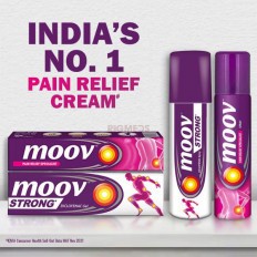 Moov Pain Relief Cream for Back Pain, Joint Pain, Knee Pain, Muscle Pain (15 Gm)
