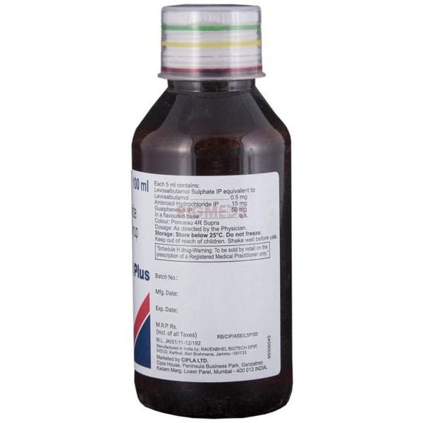 Asthalin Plus Expectorant