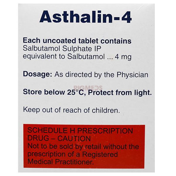 Asthalin 4 Tablet