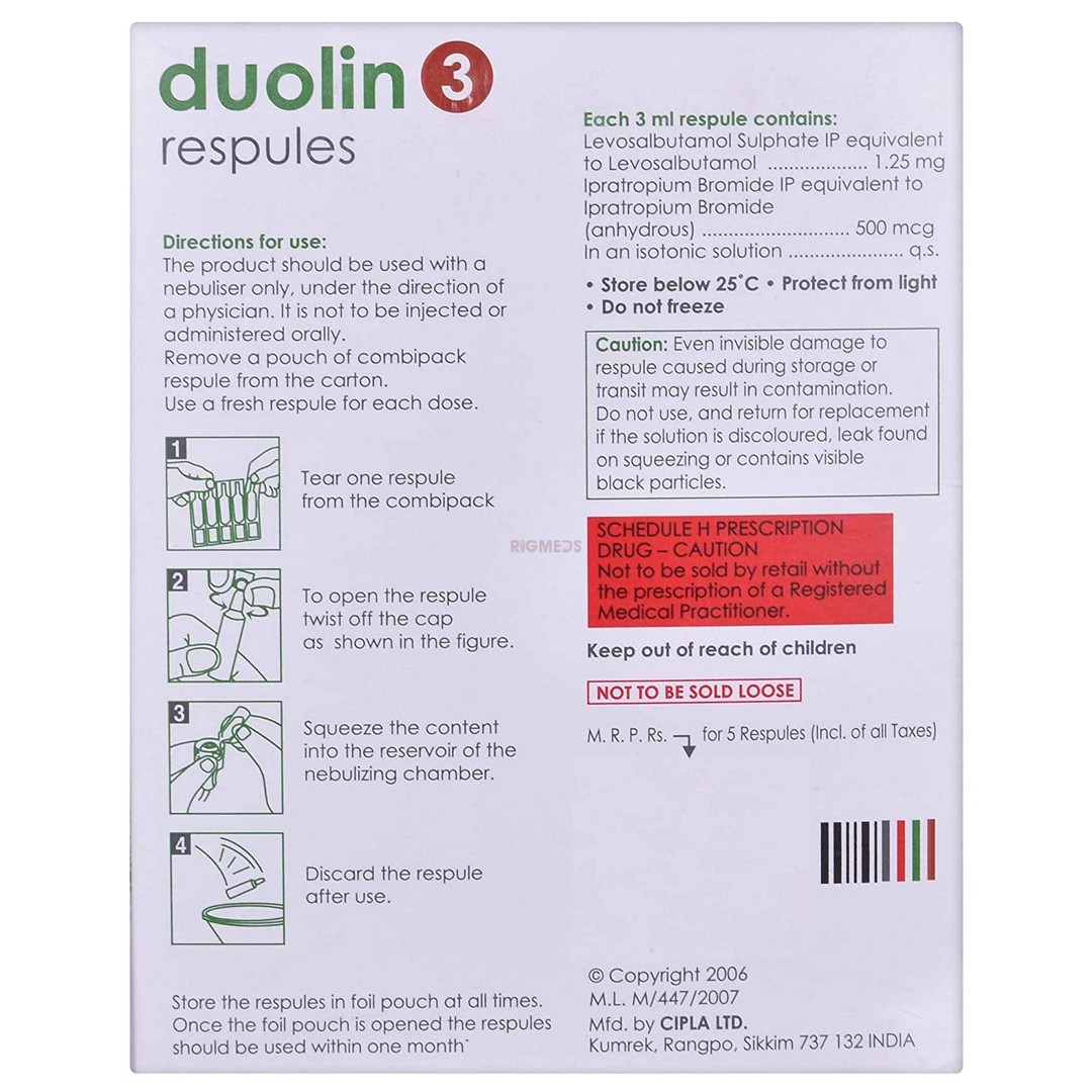 Duolin 3 Respules